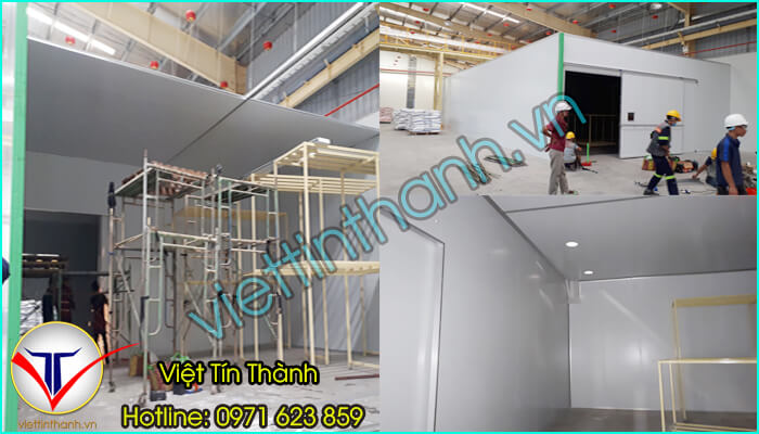 Panel cách nhiệt thi công phòng sạch kho lạnh